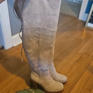 Women's Suede Knee-High Boots